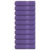 vidaXL Utierky na ruky FROGN 10 ks fialov&eacute; 50x100 cm 360 g/m&sup2;