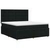 vidaXL Posteľ boxspring s matracom Čierna 140 x 190 cm L&aacute;tka