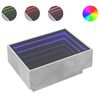 vidaXL Konferenčn&yacute; stol&iacute;k s LED bet&oacute;nov&yacute; 70x50x30 cm kompozitn&eacute; drevo