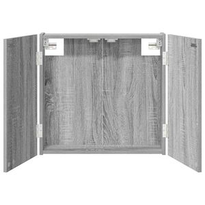 vidaXL Skriňa na terč Siv&yacute; Sonoma 56 x 12 x 53,5 cm Kompozitn&eacute; drevo