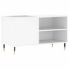 vidaXL Skrinka na platne biela 85x38x48 cm kompozitn&eacute; drevo
