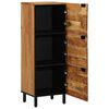 vidaXL Highboard Pr&iacute;rodn&aacute; 40 x 33,5 x 110 cm Pevn&eacute; ak&aacute;ciov&eacute; drevo