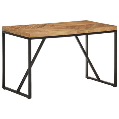 vidaXL Jedálenský stôl 120x60x76 cm akáciový a mangovníkový masív