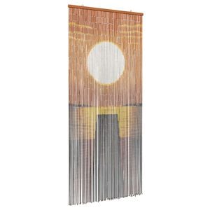 vidaXL Dverov&aacute; z&aacute;clona proti hmyzu r&ocirc;zne farby 200 x 90 cm Bambus