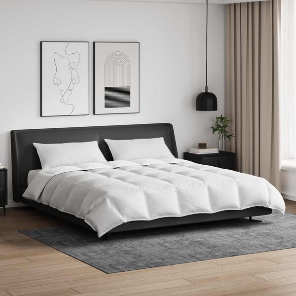 vidaXL Sada prikr&yacute;vok s vank&uacute;&scaron;om 3 pcs Biela Husacia perie