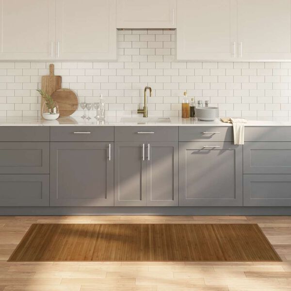 vidaXL Koberec obdĺžnikov&yacute; hned&yacute; 80x200 cm bambus