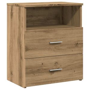 vidaXL Nočn&yacute; stol&iacute;k dub artisan 50x32x60 cm kompozitn&eacute; drevo