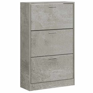 vidaXL Botn&iacute;k bet&oacute;novo siv&yacute; 63x24x103 cm spracovan&eacute; drevo