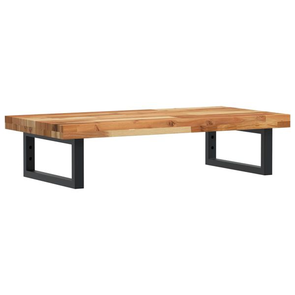 vidaXL Polica pod um&yacute;vadlo n&aacute;stenn&aacute; oceľ a ak&aacute;ciov&yacute; mas&iacute;v