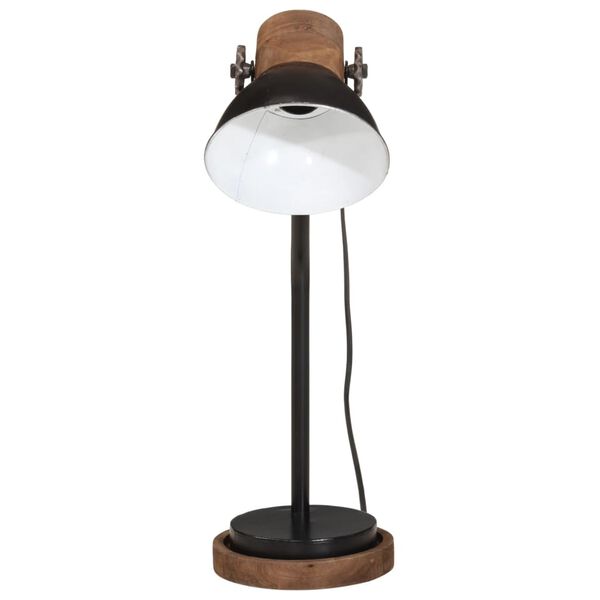 vidaXL Stolov&aacute; lampa 25 W čierna 17x17x60 cm E27