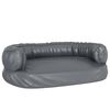 vidaXL Ergonomick&yacute; penov&yacute; matrac pre psa siv&yacute; 60x42 cm umel&aacute; koža