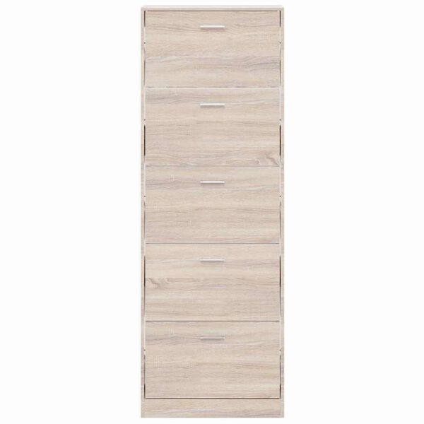 Dreven&yacute; botn&iacute;k s 5 priehradkami, dub