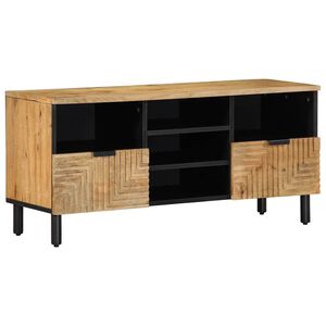 VidaXL TV skrinka Hned&aacute; 100x33x46 cm Mas&iacute;vne drevo Mango