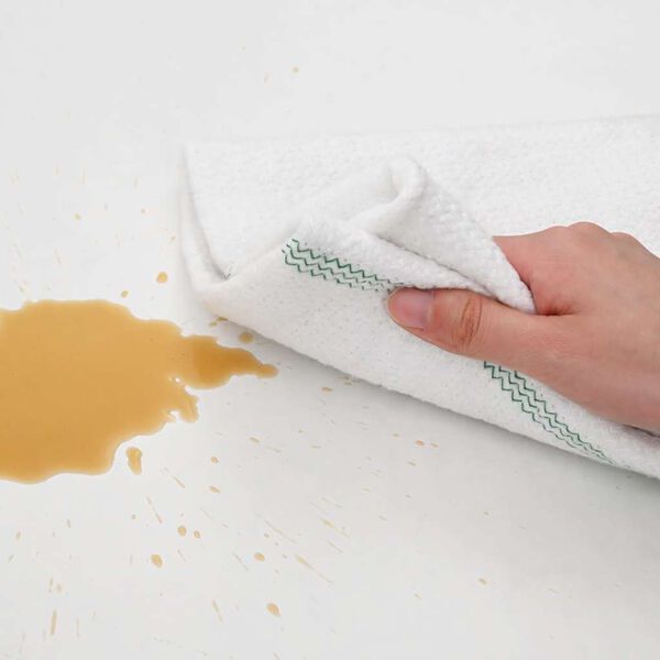 vidaXL Čistiace utierky 50 ks biele so zelen&yacute;mi pruhmi 50x60 cm