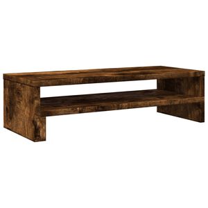 vidaXL Stojan na monitor dymov&yacute; dub 54x22x15 cm kompozitn&eacute; drevo
