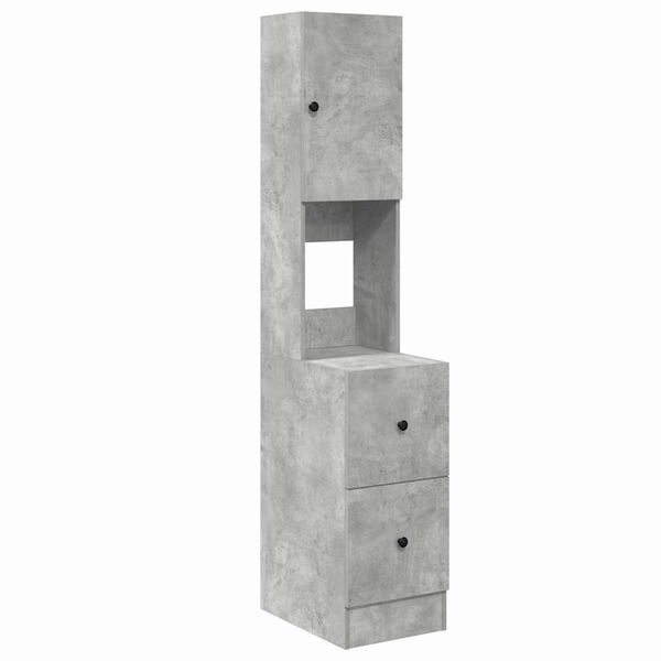 vidaXL Kuchynsk&aacute; skriňa Siv&aacute; 35 x 50 x 180 cm Kompozitn&eacute; drevo