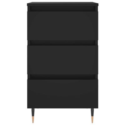 vidaXL Nočné stolíky 2 ks čierne 40x35x69 cm kompozitné drevo