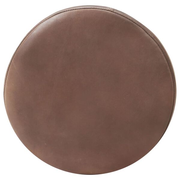 vidaXL Barov&eacute; stoličky 2 ks o&scaron;&uacute;chan&eacute; hned&eacute; prav&aacute; koža