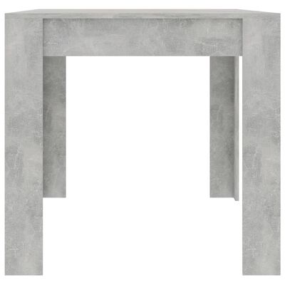 vidaXL Jedálenský stôl, betónovo sivý 160x80x76 cm, drevotrieska