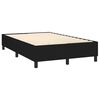 vidaXL Boxspring posteľ s matracom čierny 140x190 cm l&aacute;tka