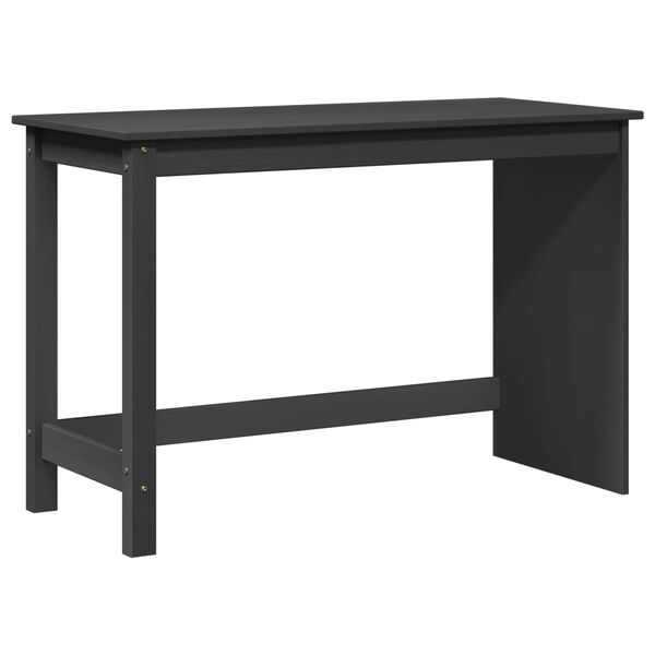 vidaXL St&ocirc;l Siv&aacute; 112 x 50 x 75 cm Mas&iacute;vne borovicov&eacute; drevo