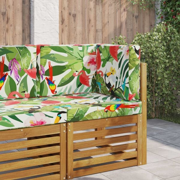 vidaXL Vank&uacute;&scaron; na vonkaj&scaron;iu pohovku 3 pcs farebn&eacute; Polyester