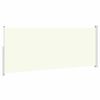 vidaXL Zaťahovacia bočná markíza na terasu 200x500 cm krémová