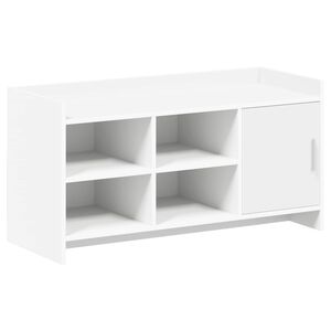 vidaXL Skriňa na top&aacute;nky Biela 100 x 39,5 x 51 cm Kompozitn&eacute; drevo
