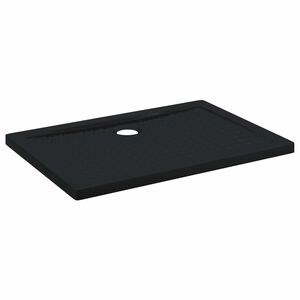 vidaXL Sprchov&aacute; z&aacute;kladn&aacute; vanička s bodkami 100 x 70 x 4 cm ABS Čierna