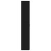 vidaXL Kancelárska skrinka, čierna 60x32x190 cm, kompozitné drevo