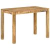 vidaXL Jed&aacute;lensk&yacute; st&ocirc;l 110x55x76 cm mas&iacute;vne mangov&eacute; drevo
