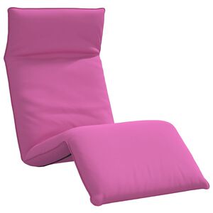 vidaXL Skladacie ležadlo ružov&eacute; 175x54x8,5 cm oxfordsk&aacute; l&aacute;tka