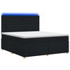 vidaXL Posteľ boxspring s matracom Čierna 180 x 200 cm L&aacute;tka