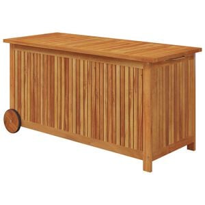 vidaXL Z&aacute;hradn&yacute; &uacute;ložn&yacute; box s kolieskami 113x50x58 cm mas&iacute;vna ak&aacute;cia