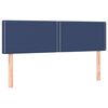 vidaXL Posteľn&yacute; r&aacute;m boxspring s matracom modr&yacute; 140x200 cm l&aacute;tka