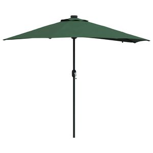 vidaXL Z&aacute;hradn&yacute; slnečn&iacute;k Zelen&aacute; 294 x 150 x 223 cm Polyester a oceľ