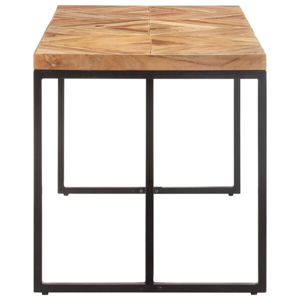 vidaXL Jedálenský stôl 160x70x76 cm akáciový a mangovníkový masív