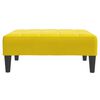 vidaXL Podnožka žlt&aacute; 77x55x31 cm zamat