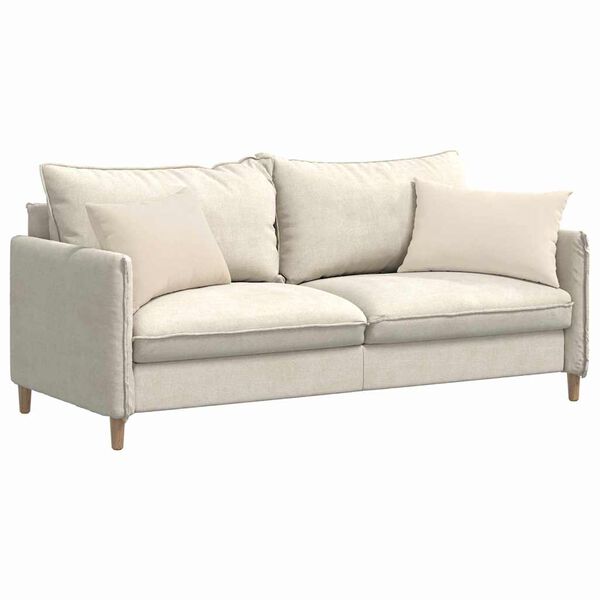 vidaXL Vankúše na pohovku 2 pcs Béžová 60 x 40 cm látka