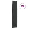 vidaXL Obaly na z&aacute;hradn&yacute; slnečn&iacute;k 2 ks 136x25/23,5cm 420D oxford l&aacute;tka