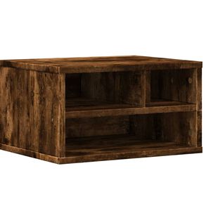 vidaXL Stojan na tlačiareň dymov&yacute; dub 40x32x22,5 cm kompozitn&eacute; drevo