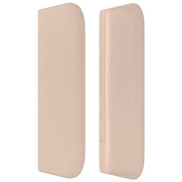 vidaXL Čelo postele so z&aacute;hybmi kapuč&iacute;nov&eacute; 147x16x78/88 cm umel&aacute; koža