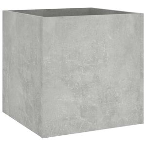 vidaXL Kvetin&aacute;č bet&oacute;novo siv&yacute; 40x40x40 cm spracovan&eacute; drevo
