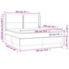 vidaXL Boxspring posteľ s matracom kapučínová 180x200 cm umelá koža