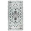 vidaXL Vonkaj&scaron;&iacute; koberec hladk&eacute; tkanie 80x150 cm zelen&yacute; a siv&yacute;
