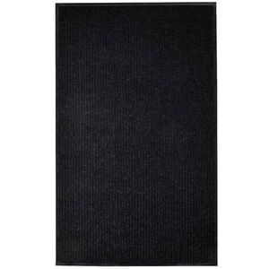 vidaXL Rohož pred dvere, čierna 117x220 cm, PVC