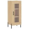 vidaXL Komoda dub sonoma 34,5x34x90 cm spracovan&eacute; drevo