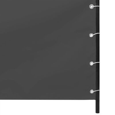 vidaXL Balkónová markíza antracitová 120x240 cm oxfordská látka