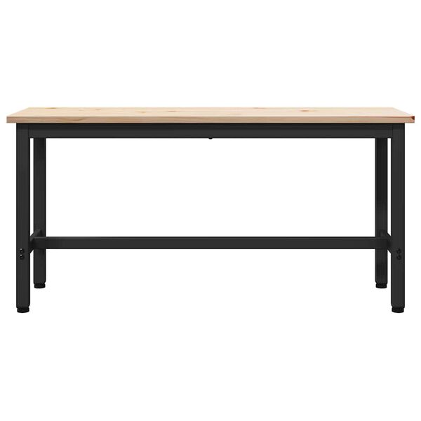 vidaXL Jed&aacute;lensk&aacute; lavička Pr&iacute;rodn&aacute; 100 x 32,5 x 49 cm