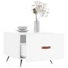 vidaXL Konferenčné stolíky 2 ks lesklé biele 50x50x40 cm kompoz. drevo